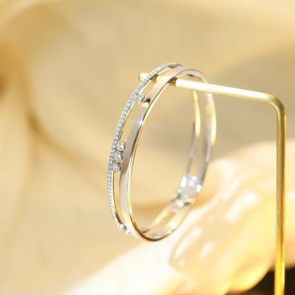 [MIRA]Move Romane Diamond Bangle Bracelet