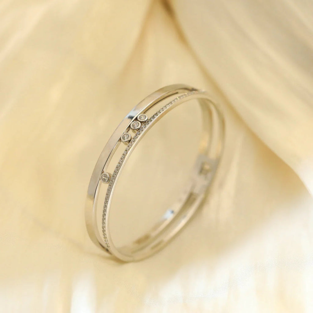 [MIRA]Move Romane Diamond Bangle Bracelet