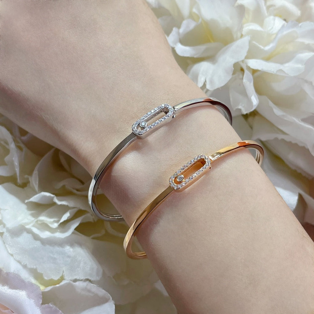 [MIRA]Move Uno pavé flex bangle medium