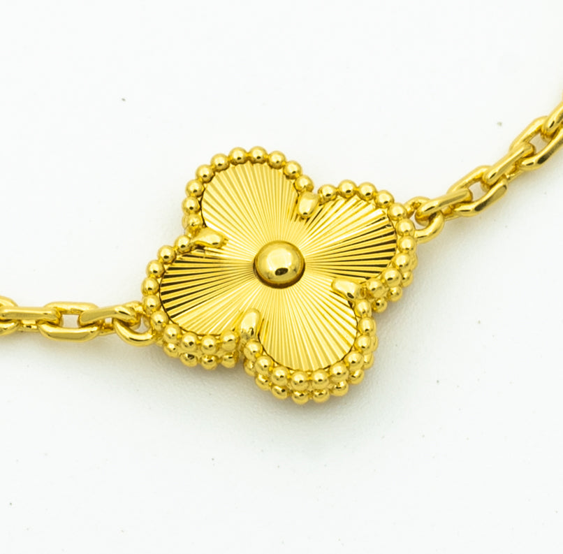 [MIRA]New  CLOVER 5 MOTIF LASER BRACELET COLLECTION