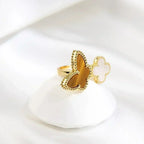??MIRA?¡¥LUCKY BETWEEN THE FINGER RING