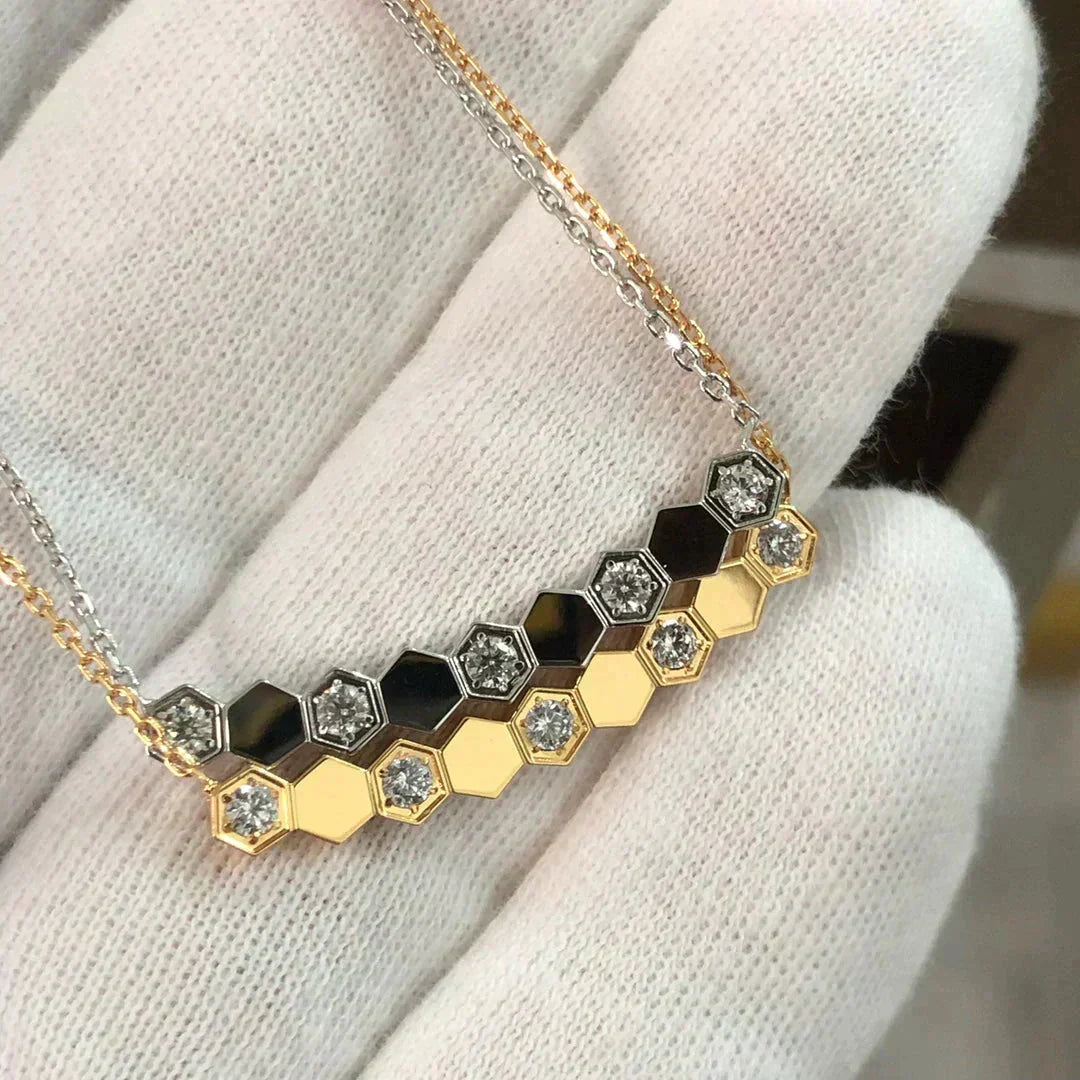 ??MIRA?¡¥BEE LOVE NECKLACE DIAMOND