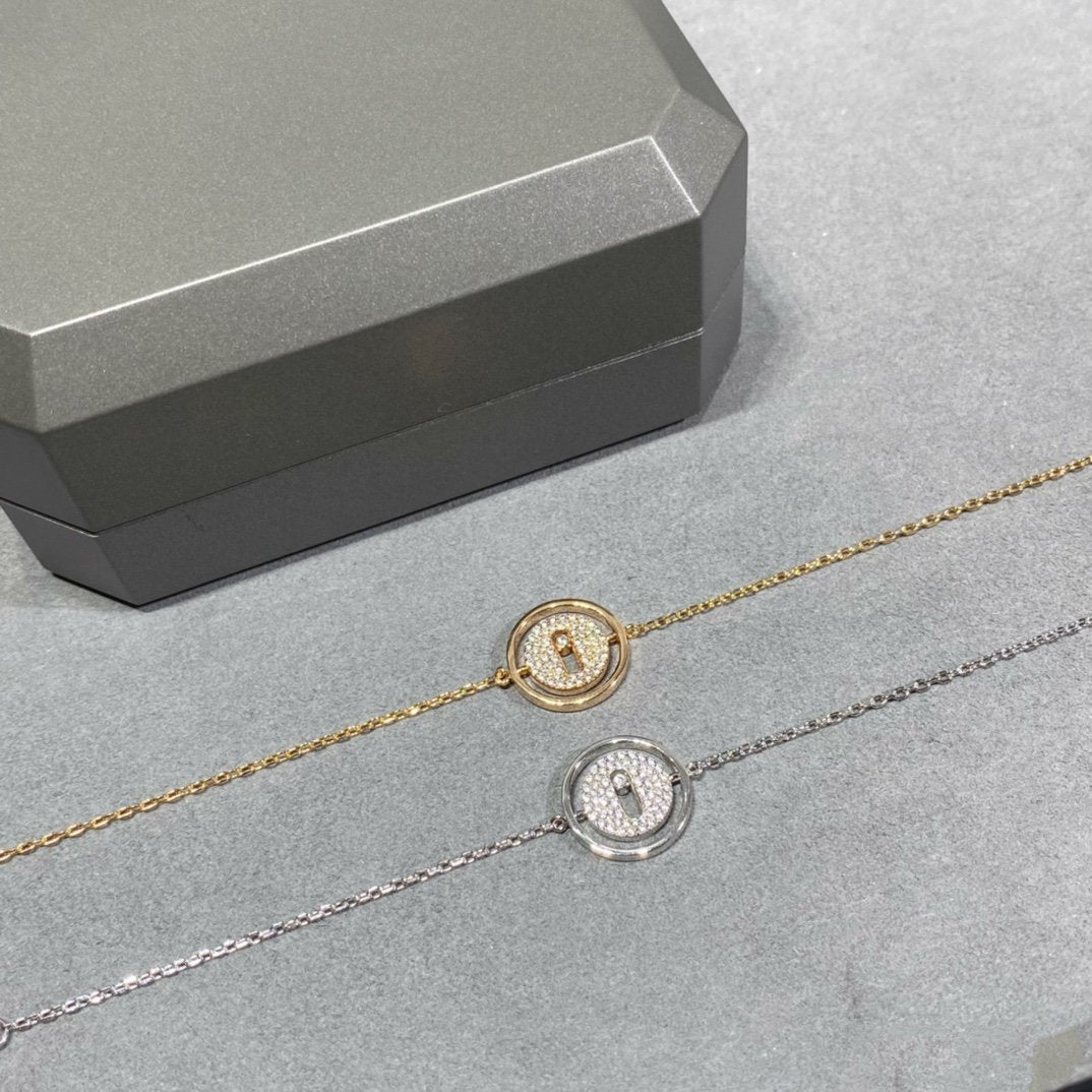 [MIRA]LUCKY MOVE DIAMOND PAVED BRACELET