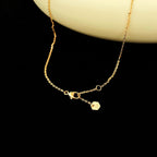 ??MIRA?¡¥BEE MINI PEDANT DIAMOND NECKLACE