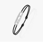 [MIRA]Messika Care(s) pink cord pavé bracelet