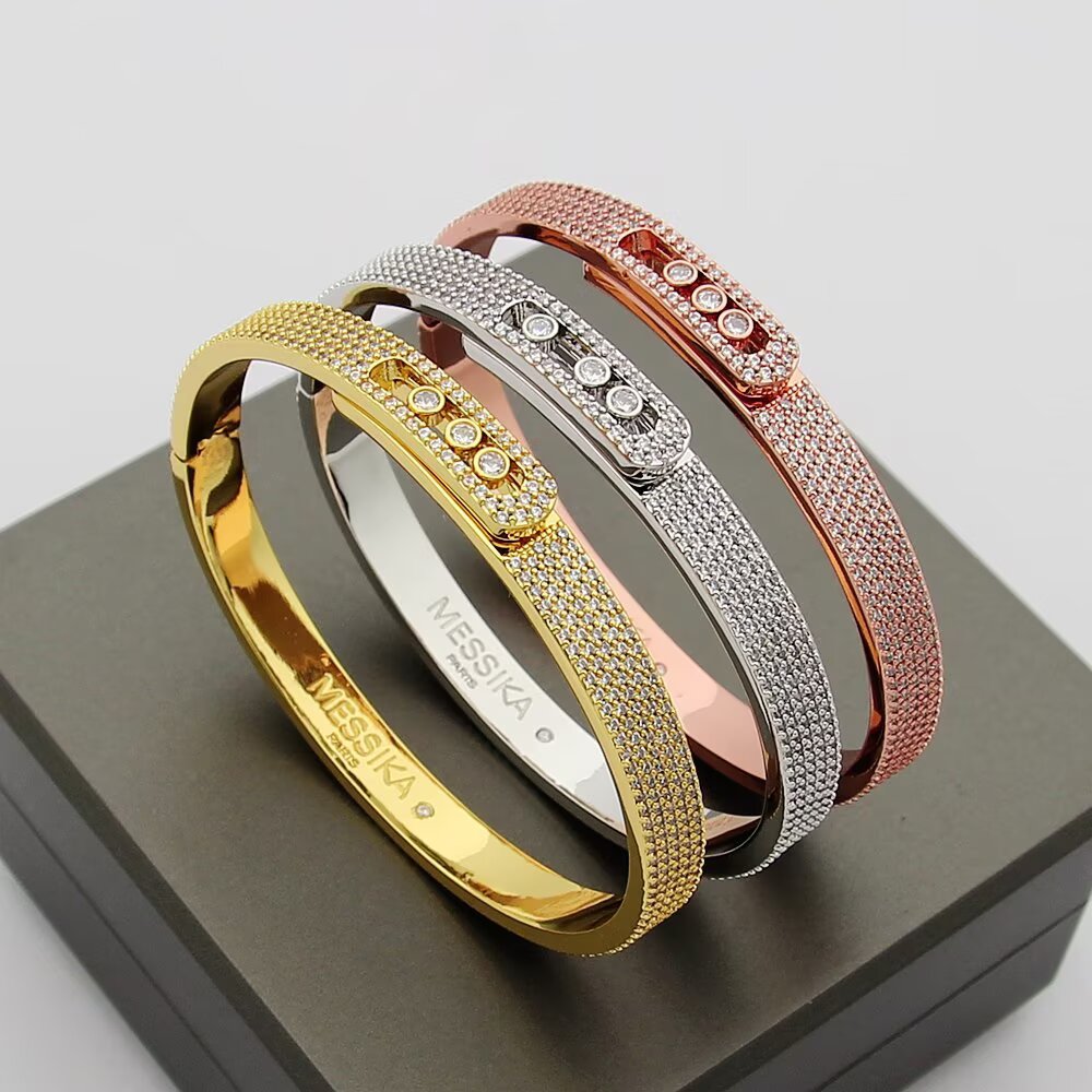 [MIRA]Move Noa Full Pavé Diamond Bangle Bracelet