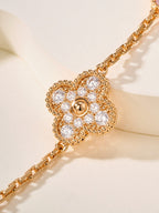 [MIRA]New  CLOVER 5 MOTIFS  PINK MOP BRACELET COLLECTION