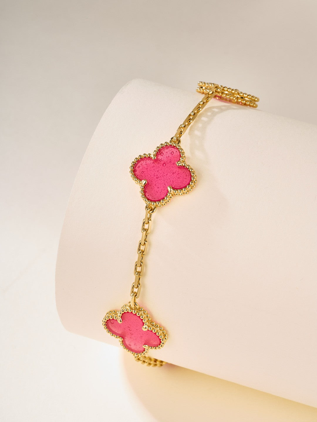 [MIRA] 2026 NEW PINK BUBBLE ENAMEL BRACELET