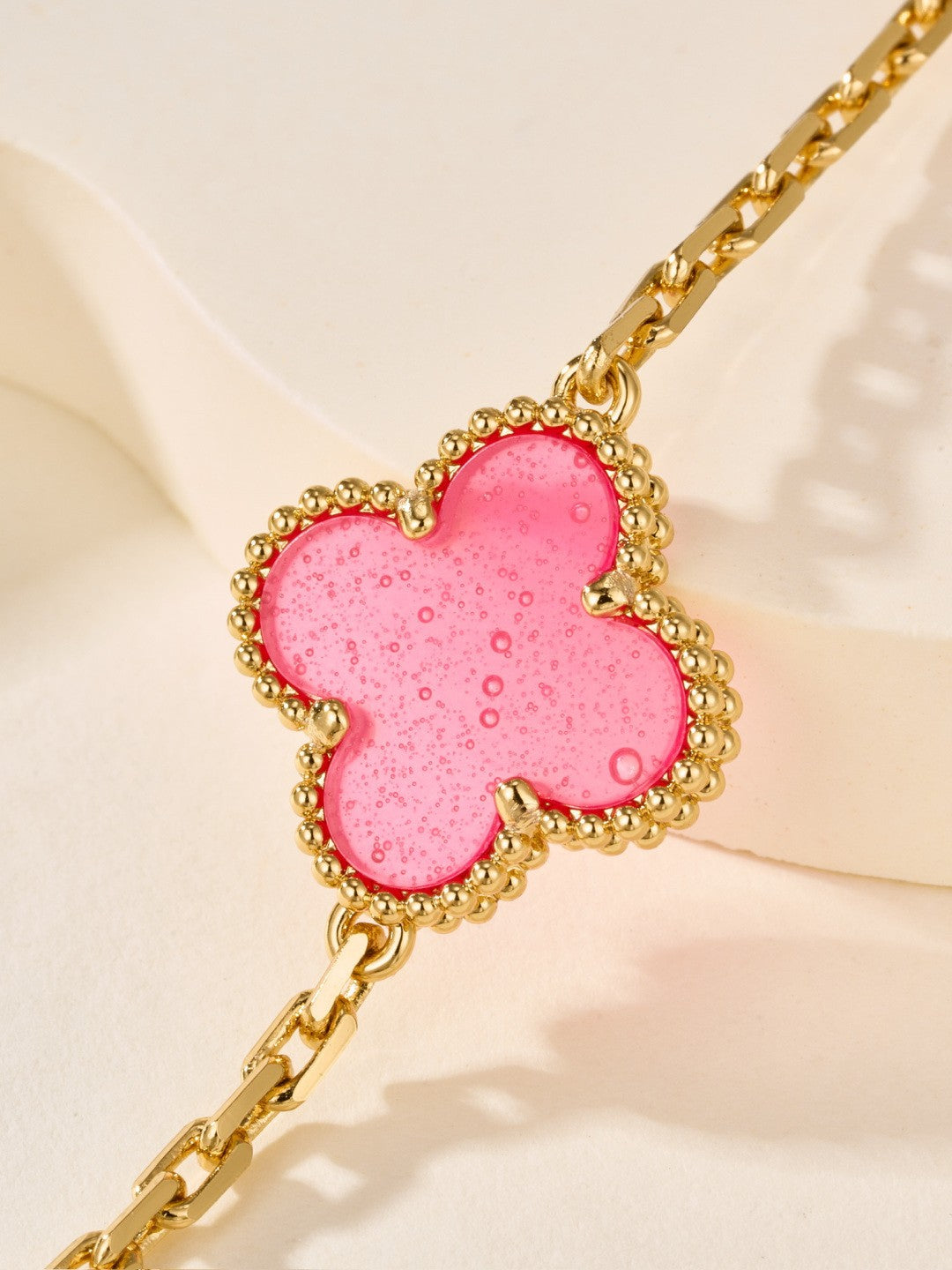[MIRA] 2026 NEW PINK BUBBLE ENAMEL BRACELET