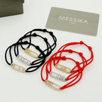[MIRA]Messika Care(s) pink cord pavé bracelet