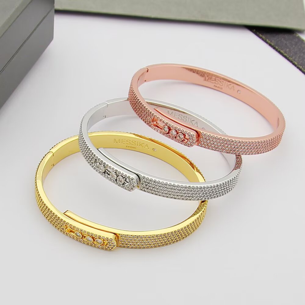 [MIRA]Move Noa Full Pavé Diamond Bangle Bracelet