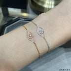 [MIRA]Lucky Eye Pave-Set Diamond Bracelet