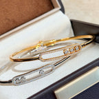 [MIRA]Move Pavé Diamond Bangle Bracelet M