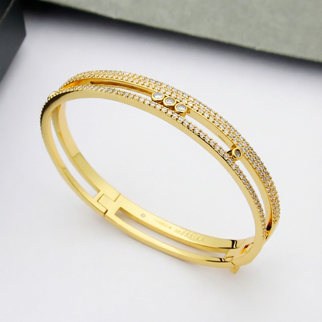 [MIRA]Move Romane pavé bangle