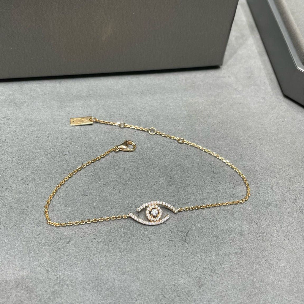 [MIRA]Lucky Eye Pave-Set Diamond Bracelet