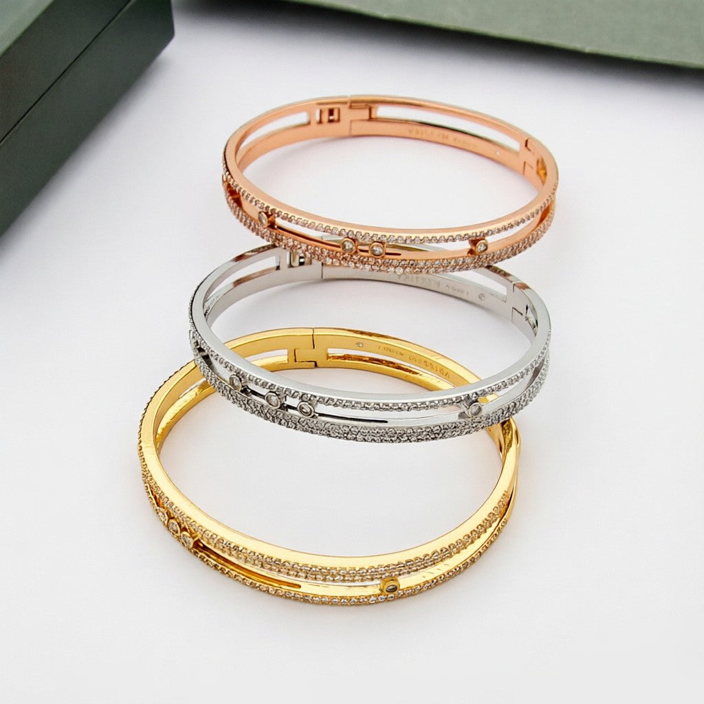 [MIRA]Move Romane pavé bangle