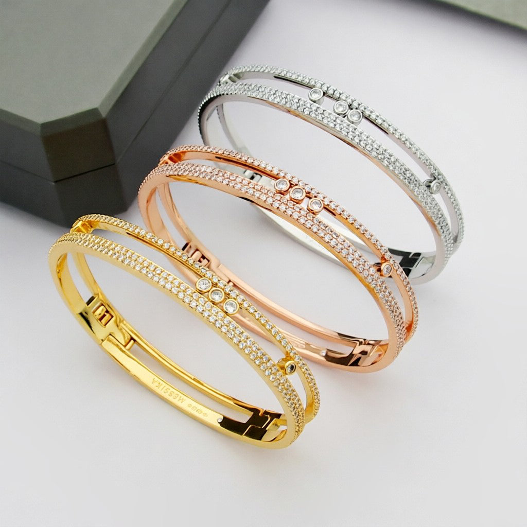 [MIRA]Move Romane pavé bangle