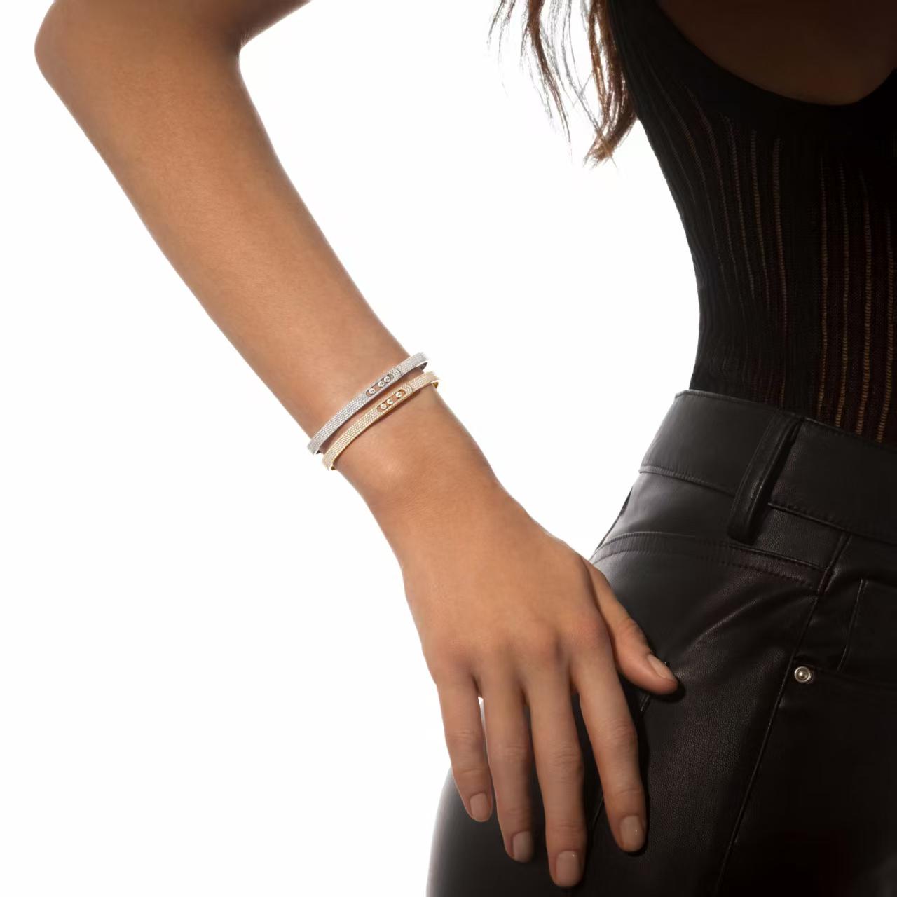 [MIRA]Move Noa Full Pavé Diamond Bangle Bracelet