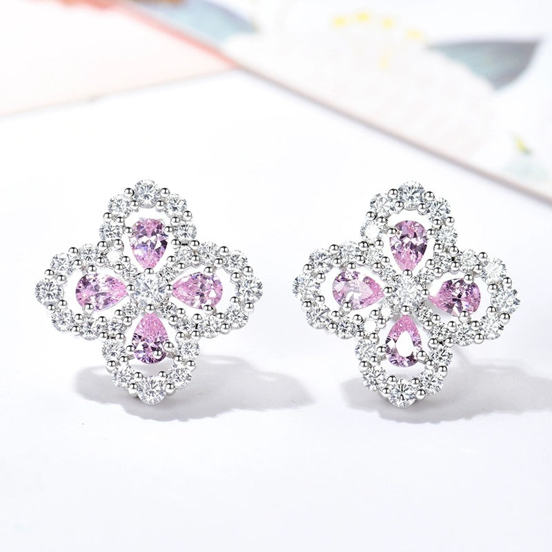 ??MIRA?¡¥LOOP EARRINGS FULL MOTIF DIAMOND 16MM