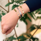 [MIRA] 2026 RAINBOW LOVE BRACELET 6.1MM  10 DIAMONDS