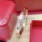 [MIRA] 2026 RAINBOW LOVE BRACELET 6.1MM  10 DIAMONDS