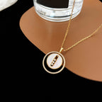 [MIRA]LUCKY MOVE MM NACRE BLANCHE DIAMOND NECKLACE