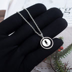 [MIRA]LUCKY MOVE PM NECKLACE SILVER DIAMOND