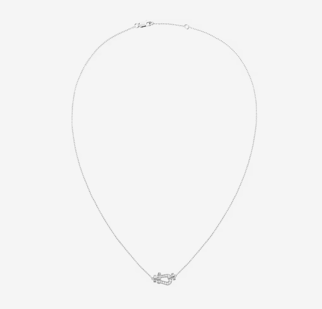 ??MIRA?¡¥FORCE 10 DIAMOND SILVER NECKLACE MINI MODEL