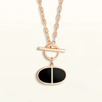??MIRA?¡¥CHAINE VERSO BLACK CERAMIC NECKLACE