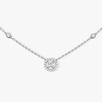 [MIRA]Diamond Necklace 0,20ct Brilliant Shape Joy