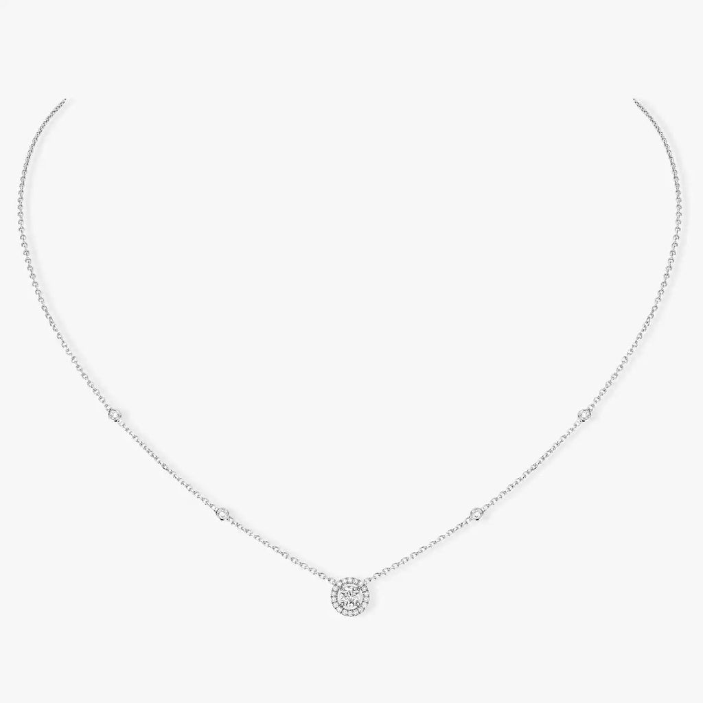 [MIRA]Diamond Necklace 0,20ct Brilliant Shape Joy