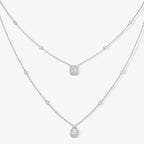 [MIRA]Diamond Necklace My Twin 2 Rows