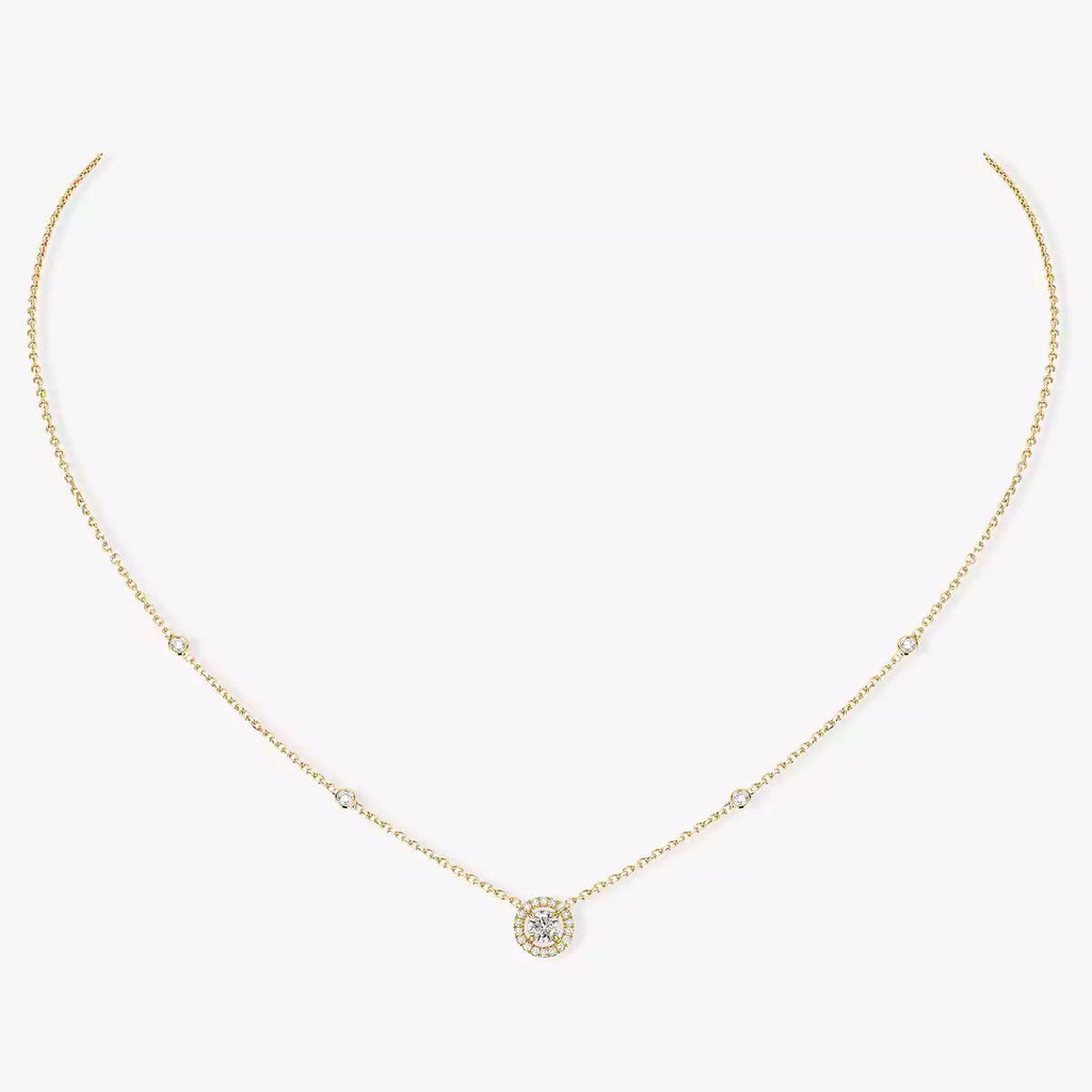[MIRA]Diamond Necklace 0,20ct Brilliant Shape Joy