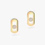 [MIRA]So Move Diamond Earrings in Yellow Gold