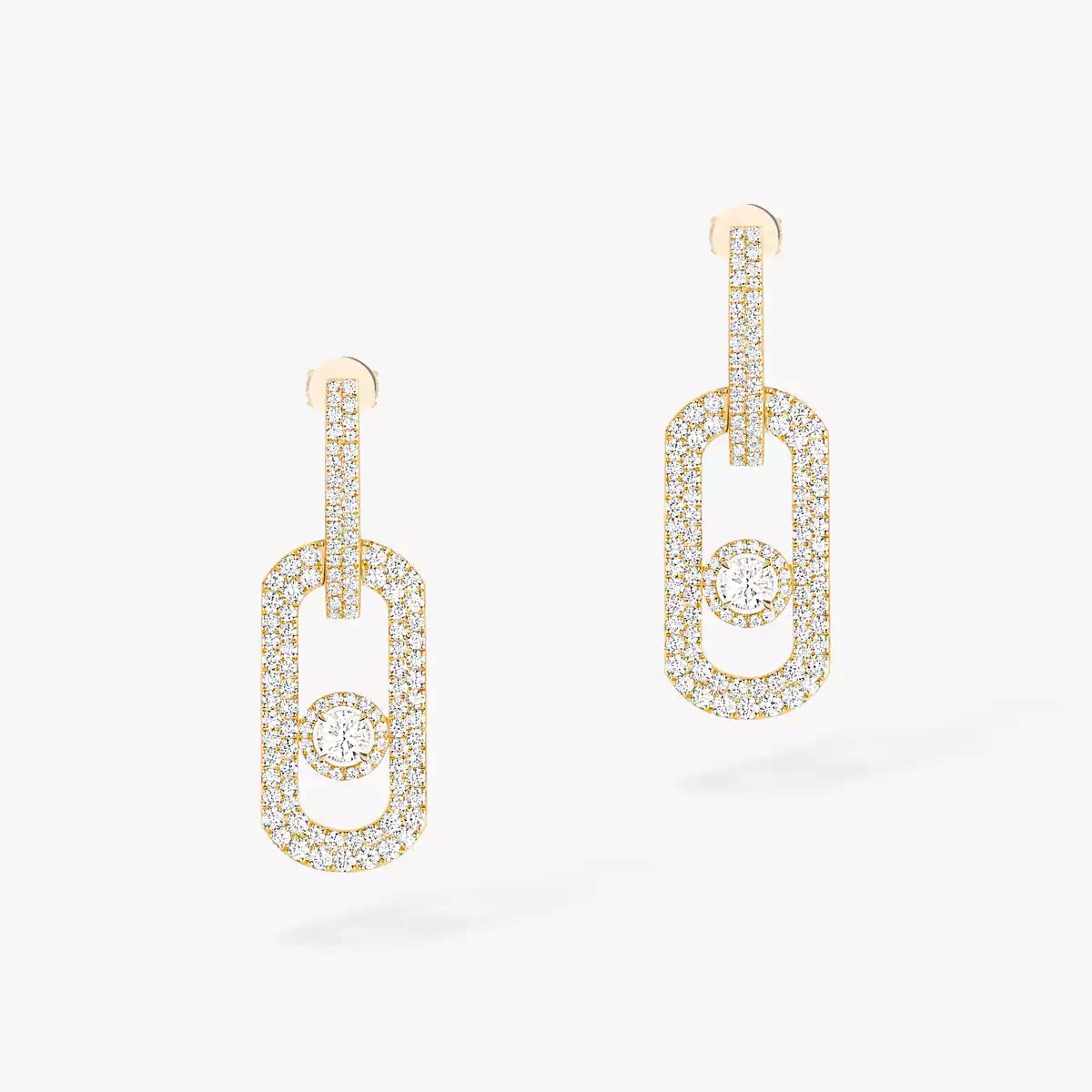 [MIRA]So Move XL Pave_-Set Diamond Pendant Earrings