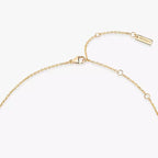 [MIRA]Lucky Eye Diamond Necklace in Rose Gold and Turquoise