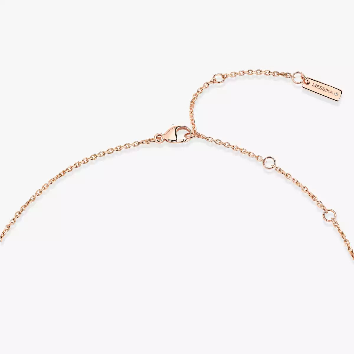[MIRA]Lucky Eye Diamond Necklace in Rose Gold and Turquoise