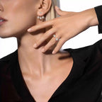 [MIRA] My Twin Trio  Diamond Earrings