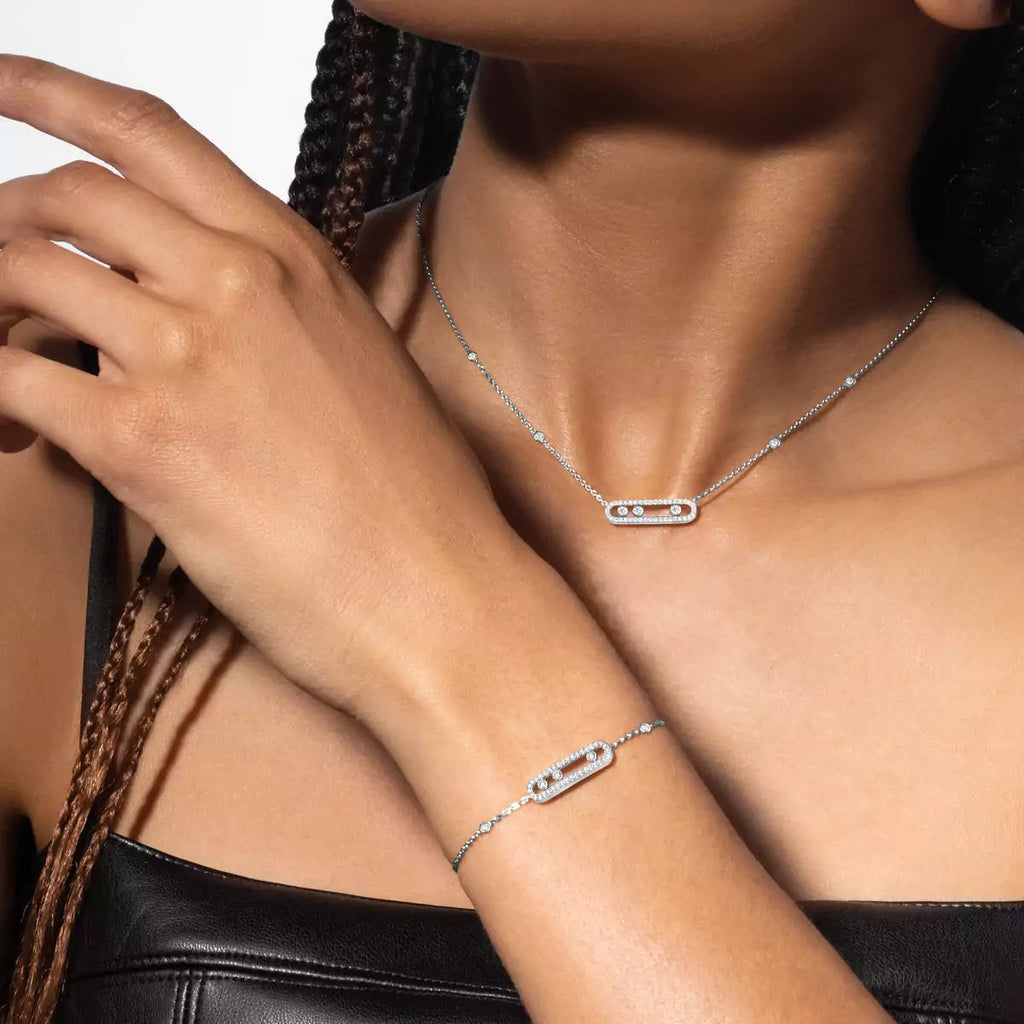 [MIRA]Pavé Baby Move Diamond Bracelet