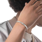 [MIRA]Move Noa Ciselé half pavé bangle