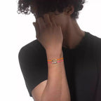 [MIRA]Messika Care(s) pink cord pavé bracelet