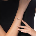 [MIRA]Move Pavé Diamond Bangle Bracelet M