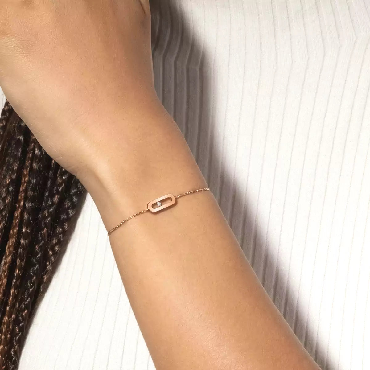 [MIRA]Move Uno Diamond Bracelet