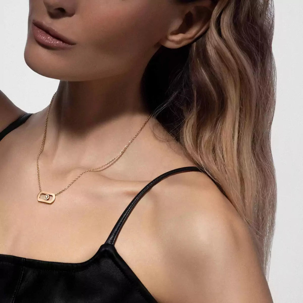 [MIRA]So Move Diamond Necklace in Gold