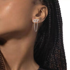 [MIRA]Move Uno Diamond Earrings