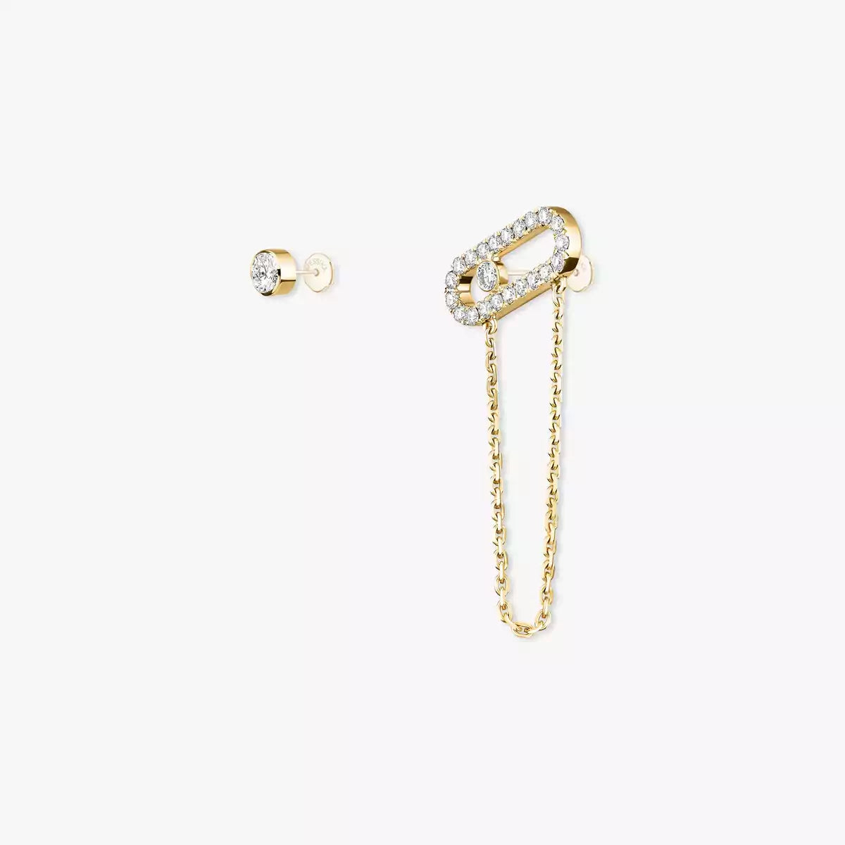 [MIRA]Move Uno Diamond Earrings
