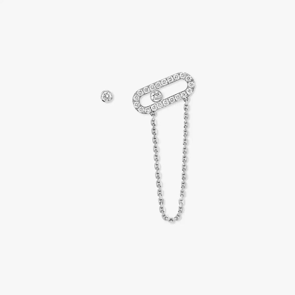 [MIRA]Move Uno Diamond Earrings