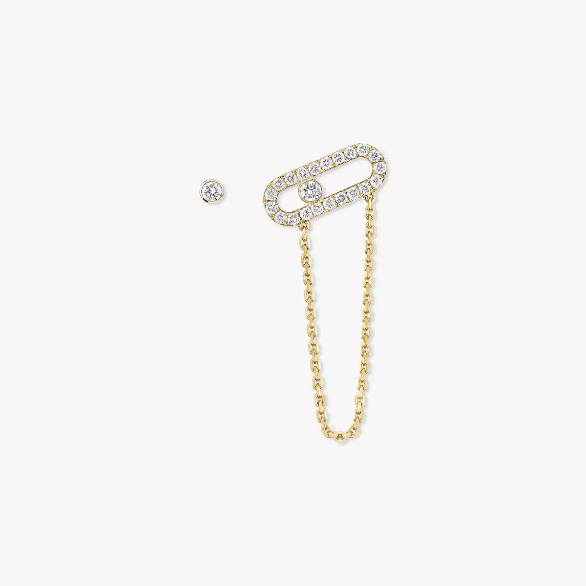 [MIRA]Move Uno Diamond Earrings