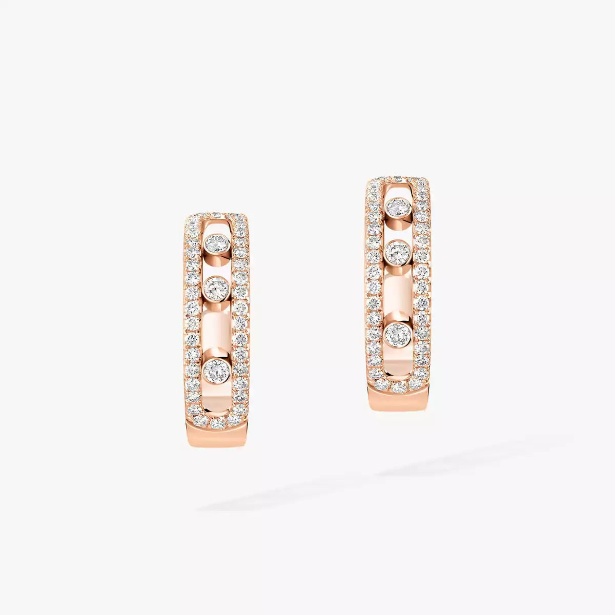 [MIRA]Diamond Pave_ Hoop Earrings Move