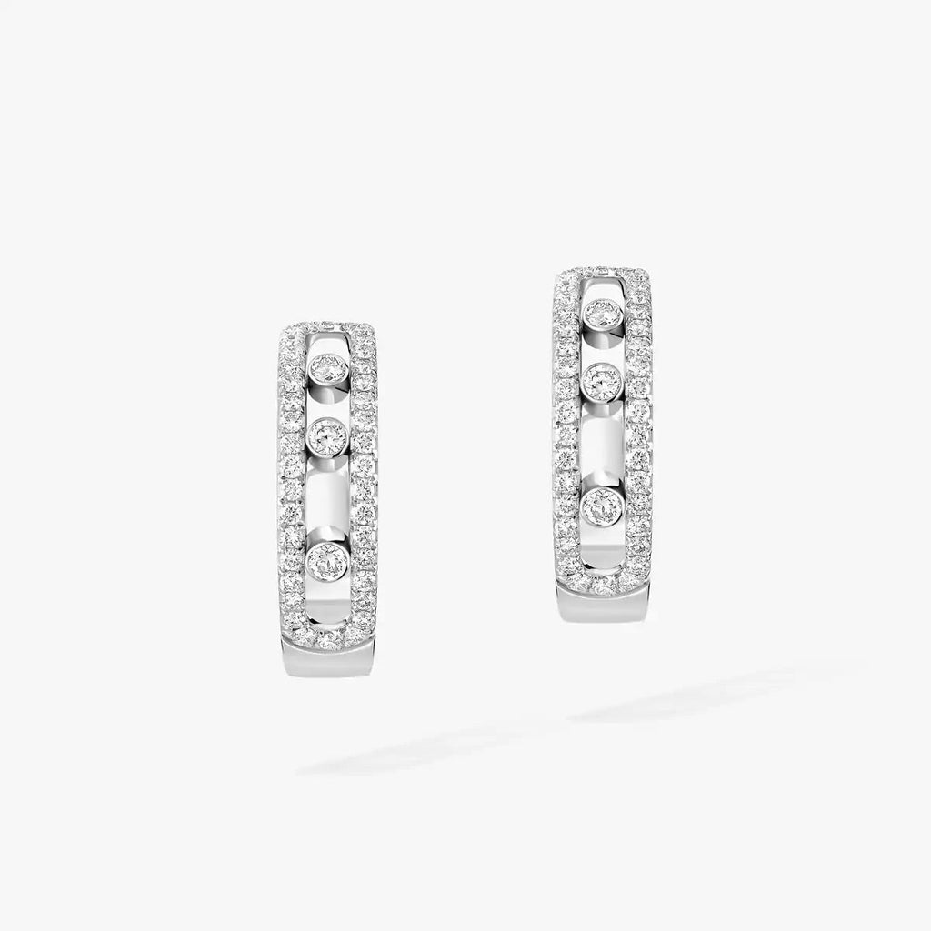 [MIRA]Diamond Pave_ Hoop Earrings Move